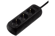 Hama 108841 3F-STECKD.M.KS 3M Schwarz