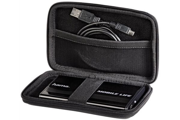 Hama 95521 2,5 HDD-TASCHE EVA Schwarz