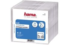 Hama 51168 CD Box Slim Double 25 S Transparen