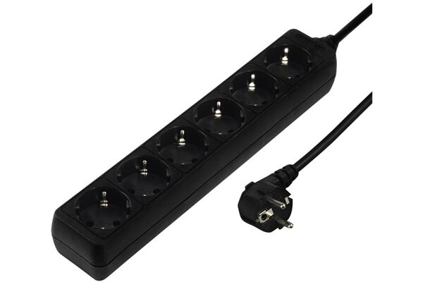 Hama 47759 6F-ST.D.M.KS. 1,4M Schwarz