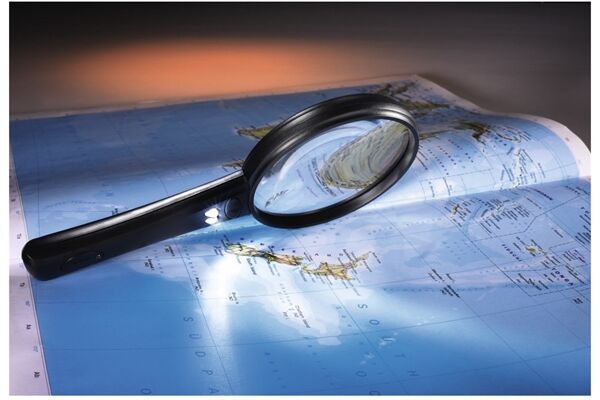 Hama 5445 LED Leselupe Basic 90 LED Schwarz