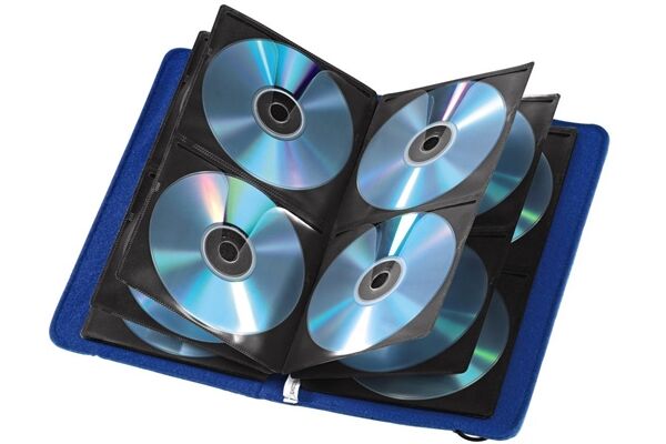 Hama 95677 FELT CD/DVD TA. 48 Blau