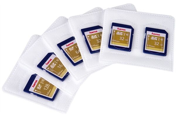 Hama 95950 KLEBEHUELLEN SD Weiss 5 Stück