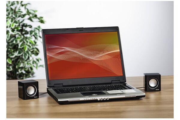 Hama 173132 NOTEB.LS SONIC MOBIL Schwarz-Sil