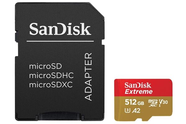 Sandisk microSDXC Extreme (512GB)
