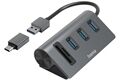 Hama USB-Hub/Kartenleser 5 Ports