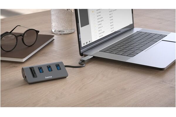 Hama USB-Hub/Kartenleser 5 Ports