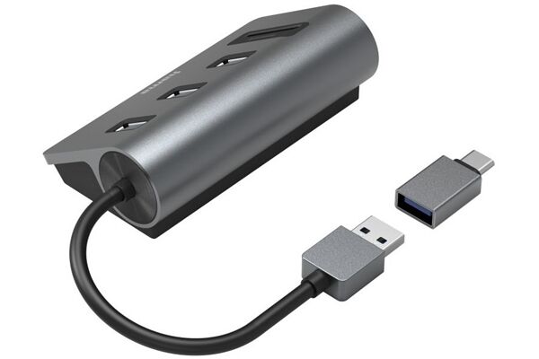 Hama USB-Hub/Kartenleser 5 Ports