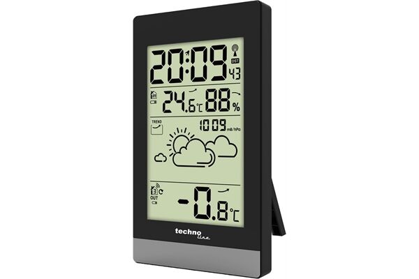 Technoline WS 9132 Schwarz-Silber