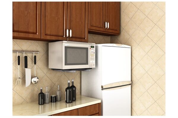 Xavax 110931 Mikrowellenhalterung Silber