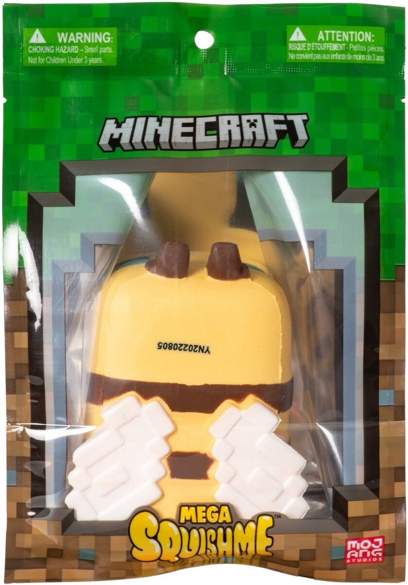 Just Toys Minecraft Squishme Biene - 15cm Anti-Stress Figur Serie 3