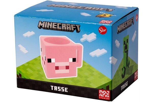 JOOJEE Minecraft Pig Cube Tasse