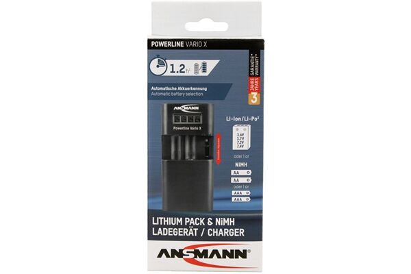 Ansmann Universal- Ladegerät Powerline Vario X