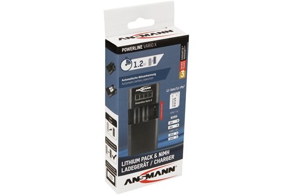 Ansmann Universal- Ladegerät Powerline Vario X