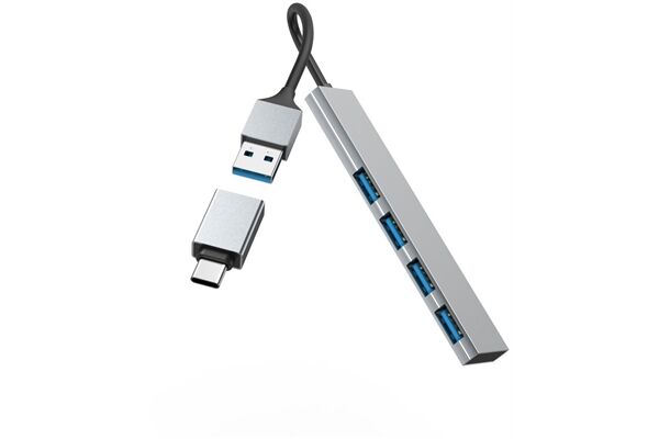 Hama USB-Hub 4 Ports USB 3.2 Gen1