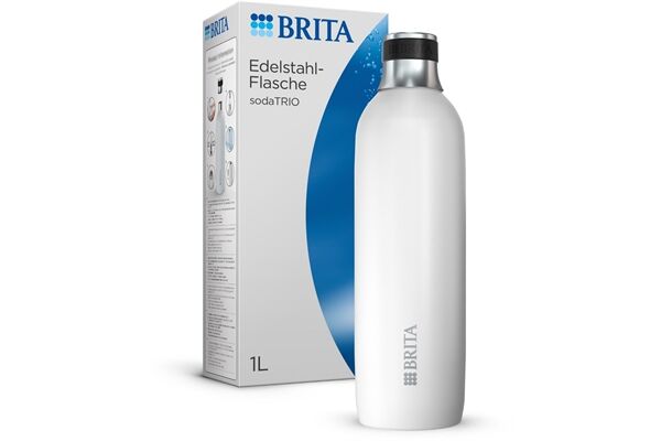 Brita sodaTRIO Edelstahlflasche groß