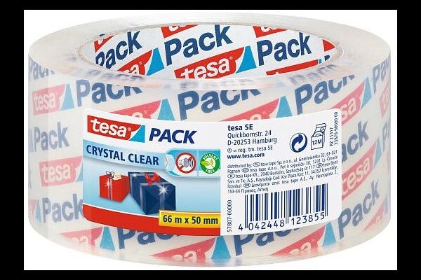 tesa pack Crystal Clear PP (66m)