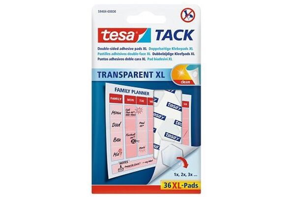 tesa Doppelseitige Klebepads (XL)