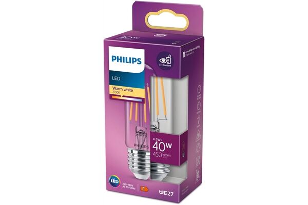 Philips LEDClassic 40W T30 E27 WW CL ND