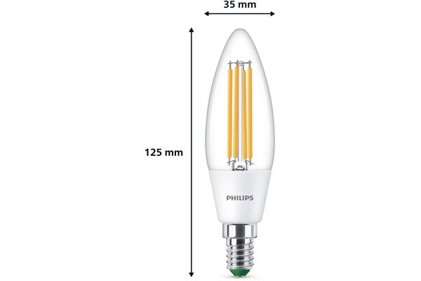 Philips LED CLA 40W B35 E14 3000K CL