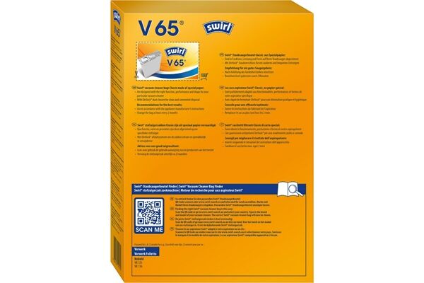 Swirl V 65 Staubsaugerbeutel