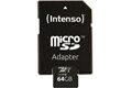 Intenso Micro SD Card 64GB UHS-I inkl. SD Adapte
