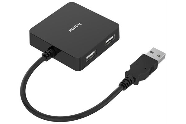 Hama USB-Hub 4 Ports USB 2.0, 480 Mbit/s