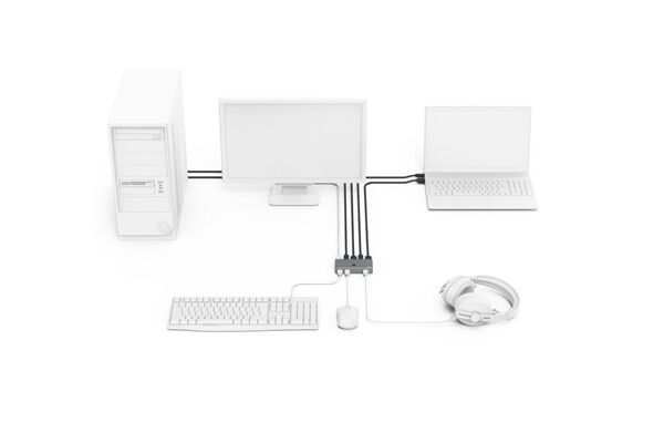 Hama KVM-Switch 4 Ports