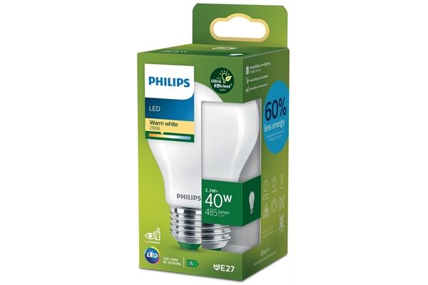 Philips LED CLA 40W A60 E27 2700K FR UE SRT