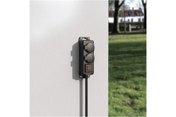 Hama Steckdosenleiste 2-fach (2m)