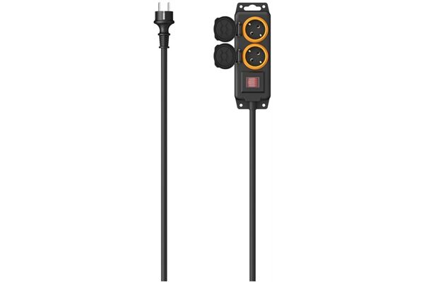 Hama Steckdosenleiste 2-fach (2m)