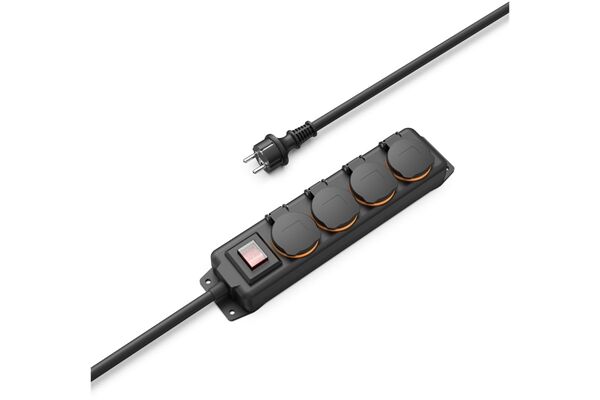 Hama Steckdosenleiste 4-fach (2m)