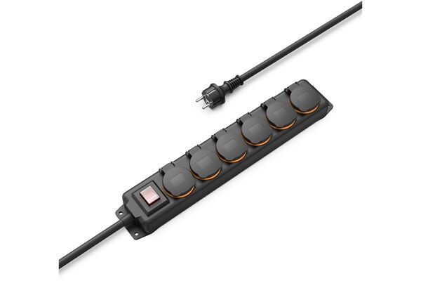 Hama Steckdosenleiste 6-fach (2m)