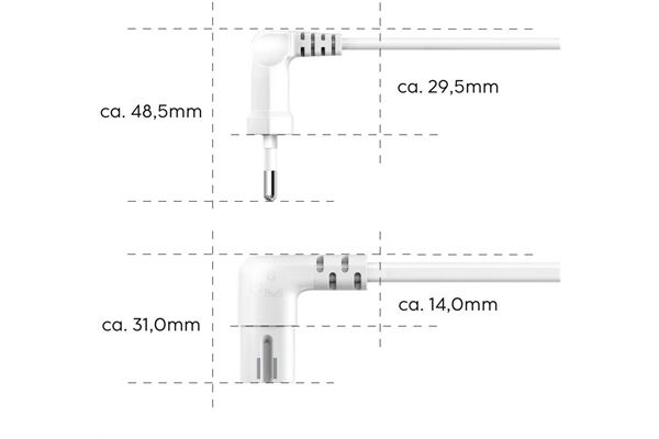 Hama Netzkabel mit Eurostecker (3m)