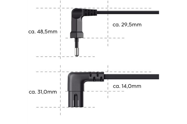 Hama Netzkabel mit Eurostecker (5m)