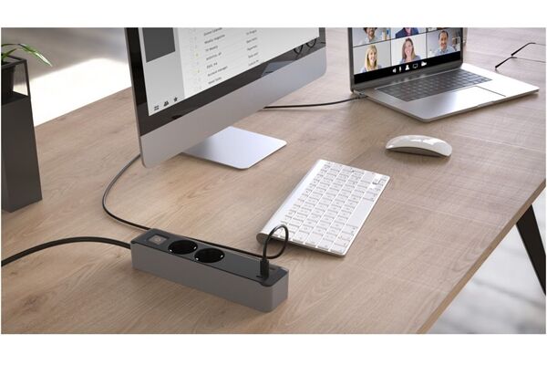 Hama Steckdosenleiste 2-fach (1,4m)