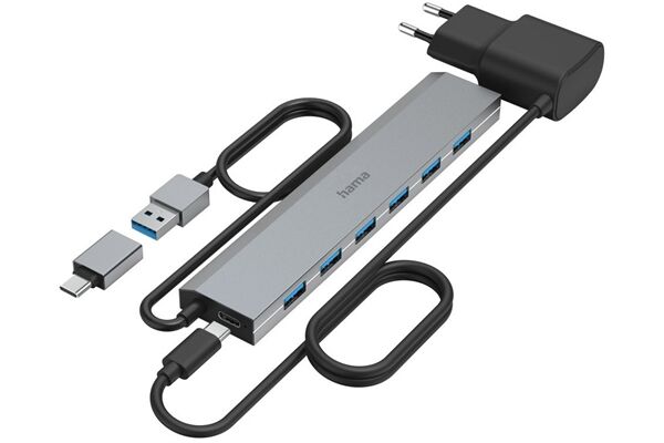 Hama USB-Hub 7 Ports USB 3.2 Gen1