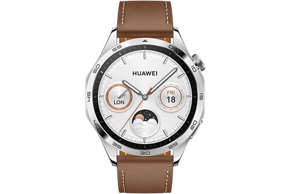 Huawei Watch GT4 (46mm) (edelstahl/braun) - Alles für zuhause 