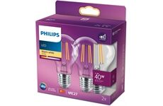 Philips LEDClassic 40W E27 A60 WW CL ND (schwarz)