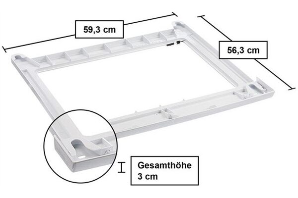 Bosch WTZ20410 Verbindungssatz Weiss