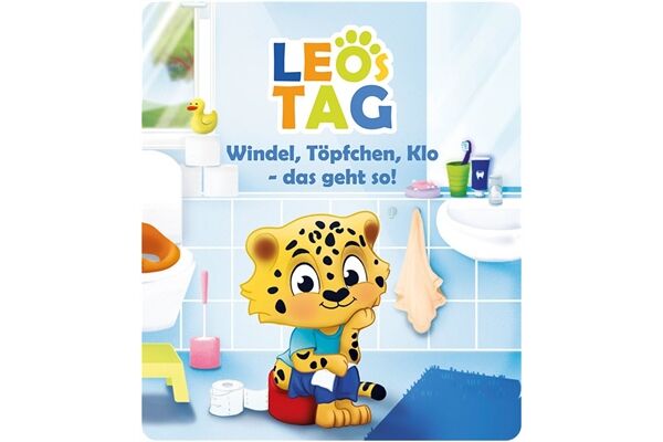 TONIES Hörfigur - Leos Tag Windel, Töpfchen, Klo