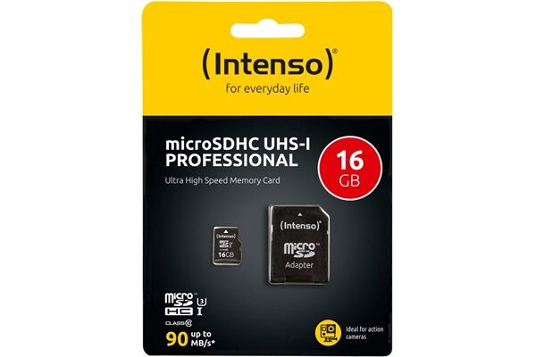 Intenso Micro SD Card 16GB UHS-I Professional in