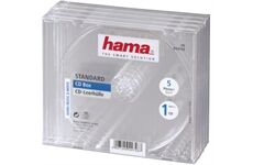 Hama 44748 CD-BOX 5 St Transparent