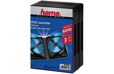 Hama 49685DVD 6ER-BOX 3-PACK Schwarz 3 Stück