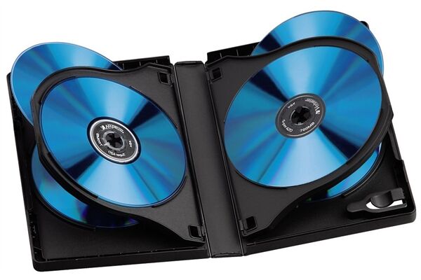 Hama 49685DVD 6ER-BOX 3-PACK Schwarz 3 Stück