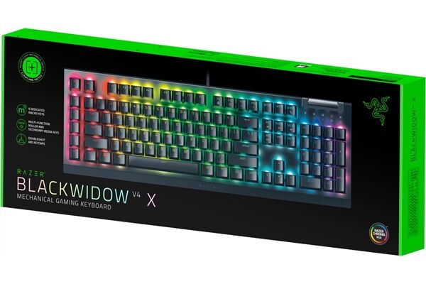 Razer BlackWidow V4 X (DE) Green Switch
