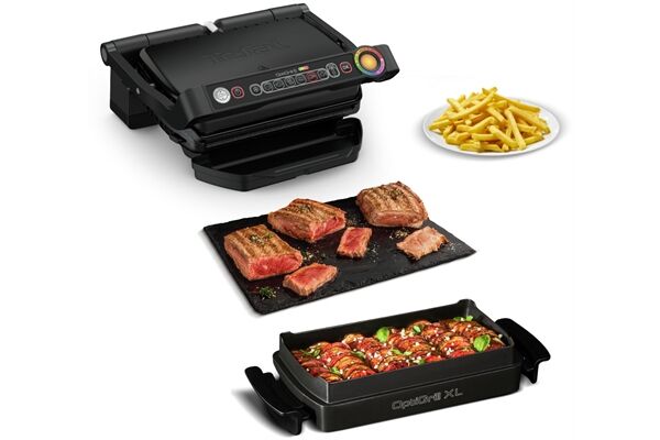 Tefal GC7148 OptiGrill+ Snacking&Bakin Schwarz B-Ware