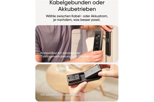 Eufy Video Doorbell E340 mit Gong