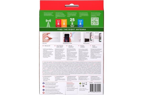 One For All SV 9440-5G UltraThin DVB-T2 Antenne