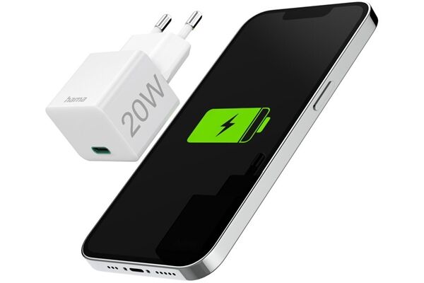 Hama Mini-Schnellladegerät USB-C (20W)